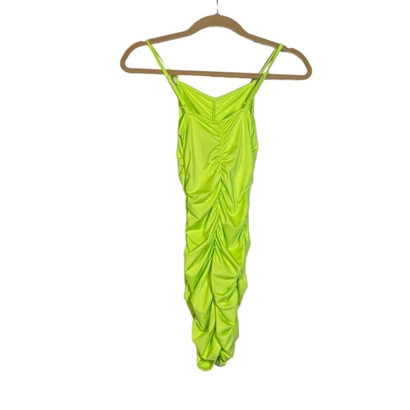 NWT Soly Hux Girls Dress Neon Green Size 8-9Y - Picture 2 of 7